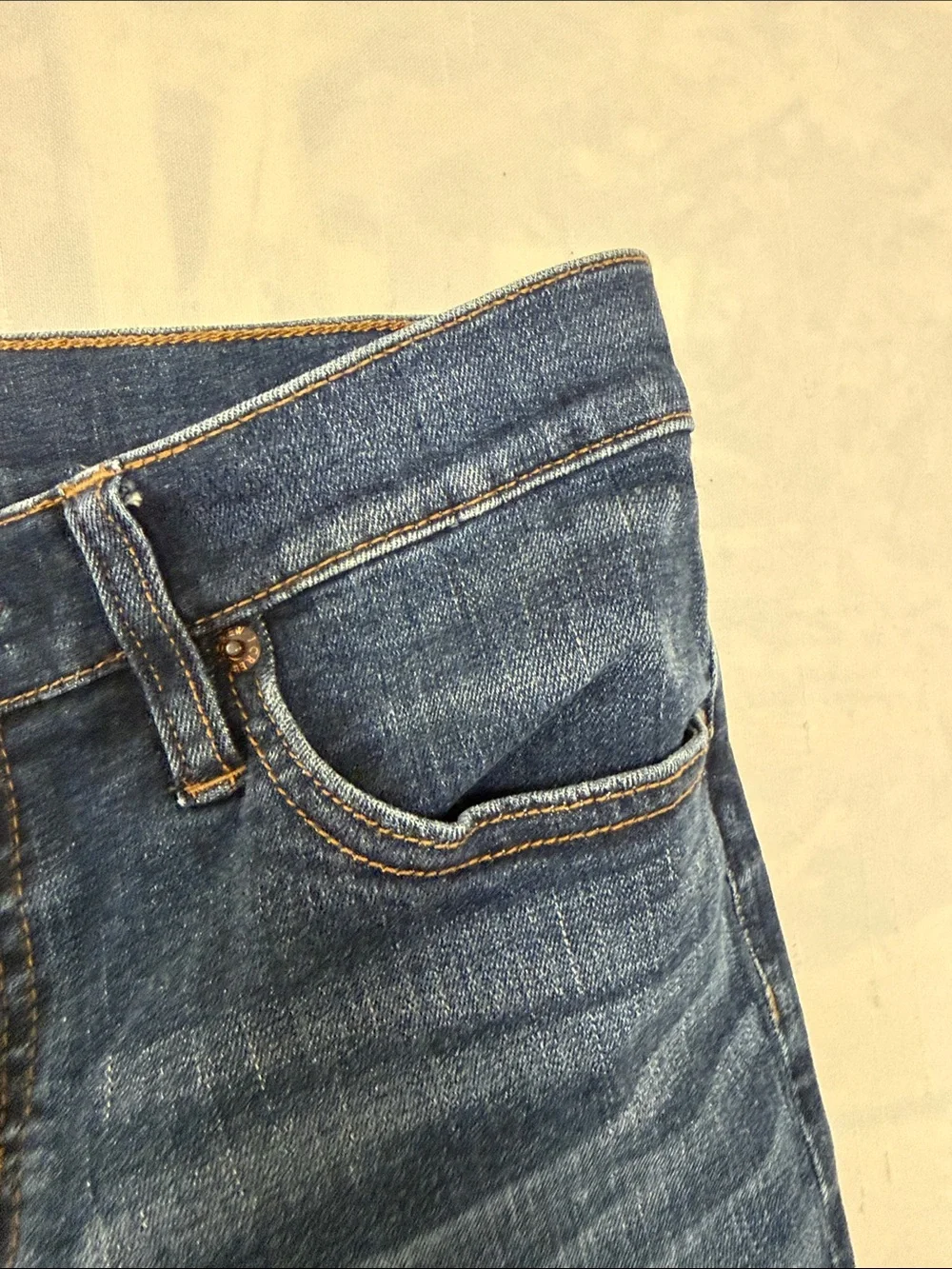 J. Crew Dark Indigo 8” Toothpick Skinny Jeans
